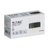 Oprawa ścienna góra dół V-TAC 7W LED czarna IP65 VT-848 4200K 940lm